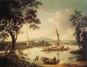 John Thomas Serres The Thames at Shillingford,near Oxford oil painting picture wholesale